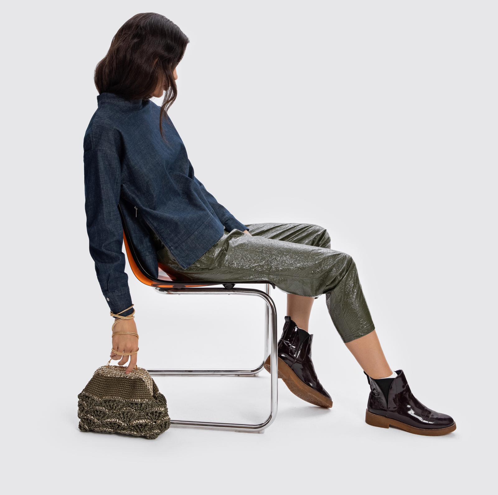 MIDYE CLUCH - GREEN KAKI
