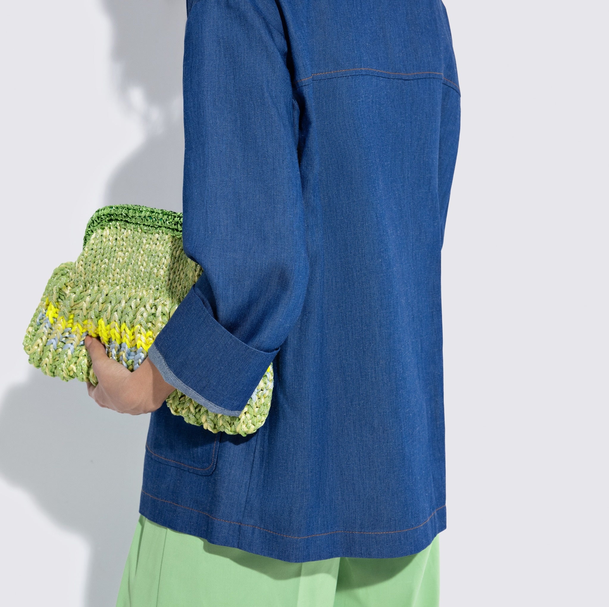 SIS CLUCH - TURQUOISE /BLUE