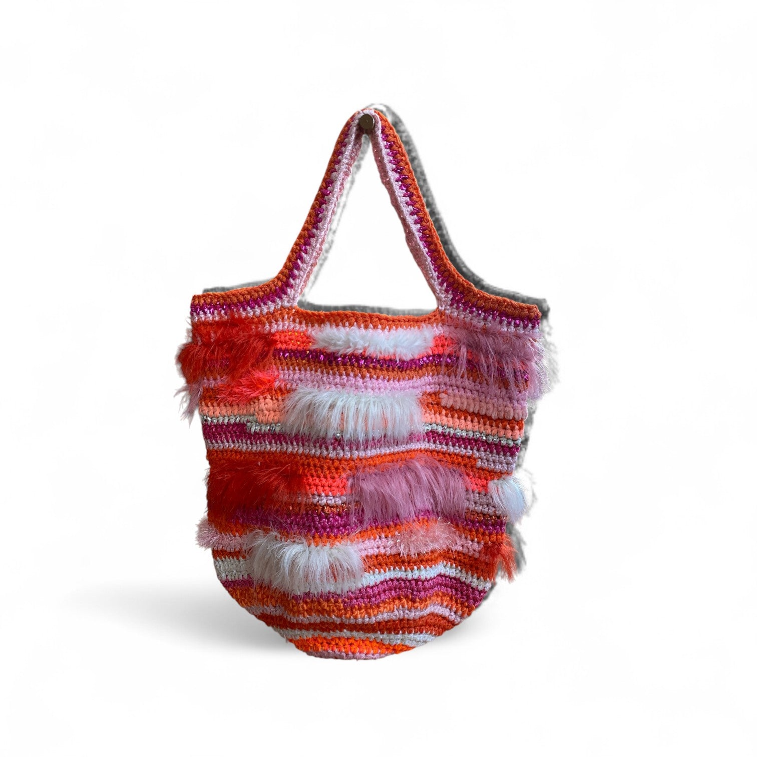 ILKNUR BAG - ORANGE / PINK  L