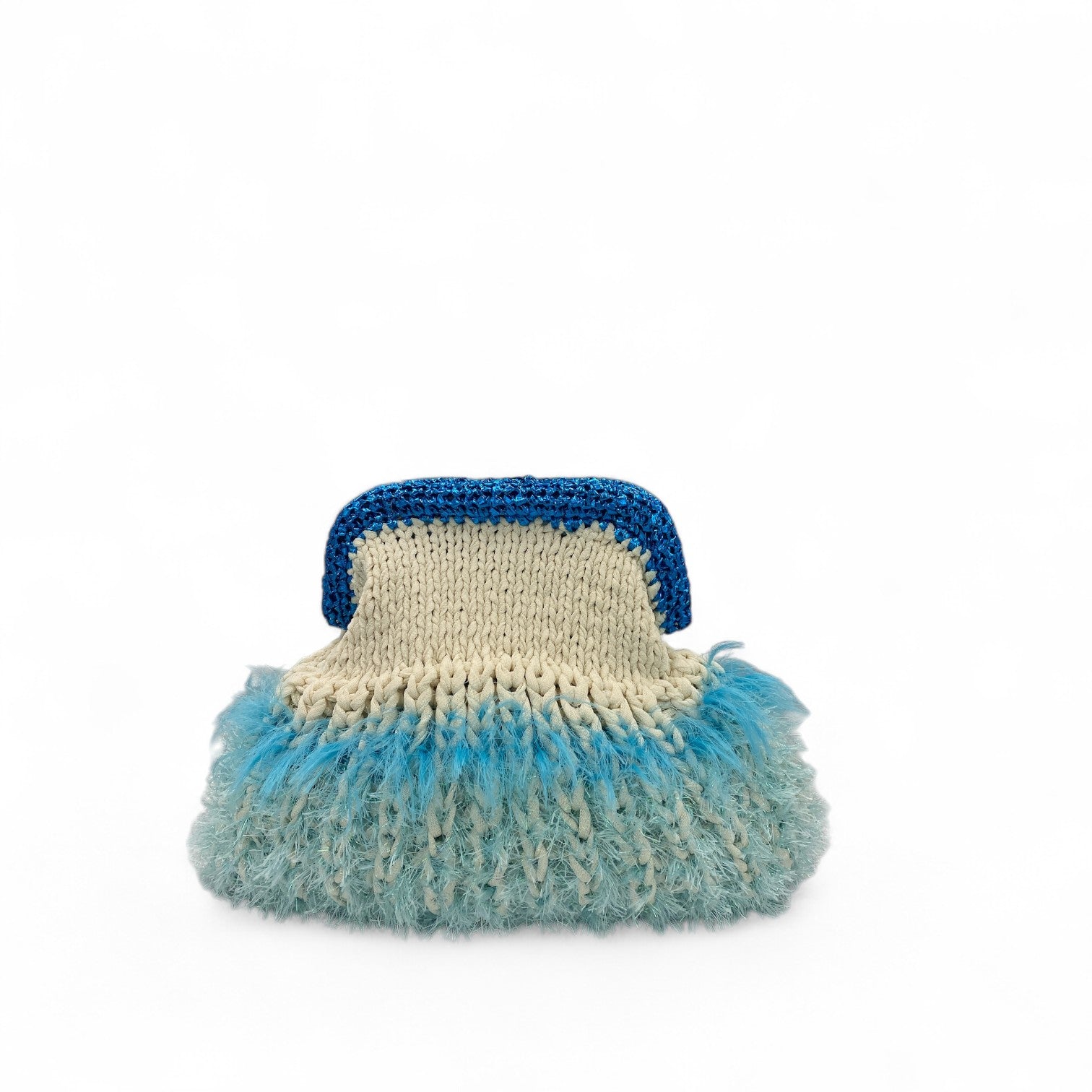 TUY  CLUCH   CREAM / BLUE