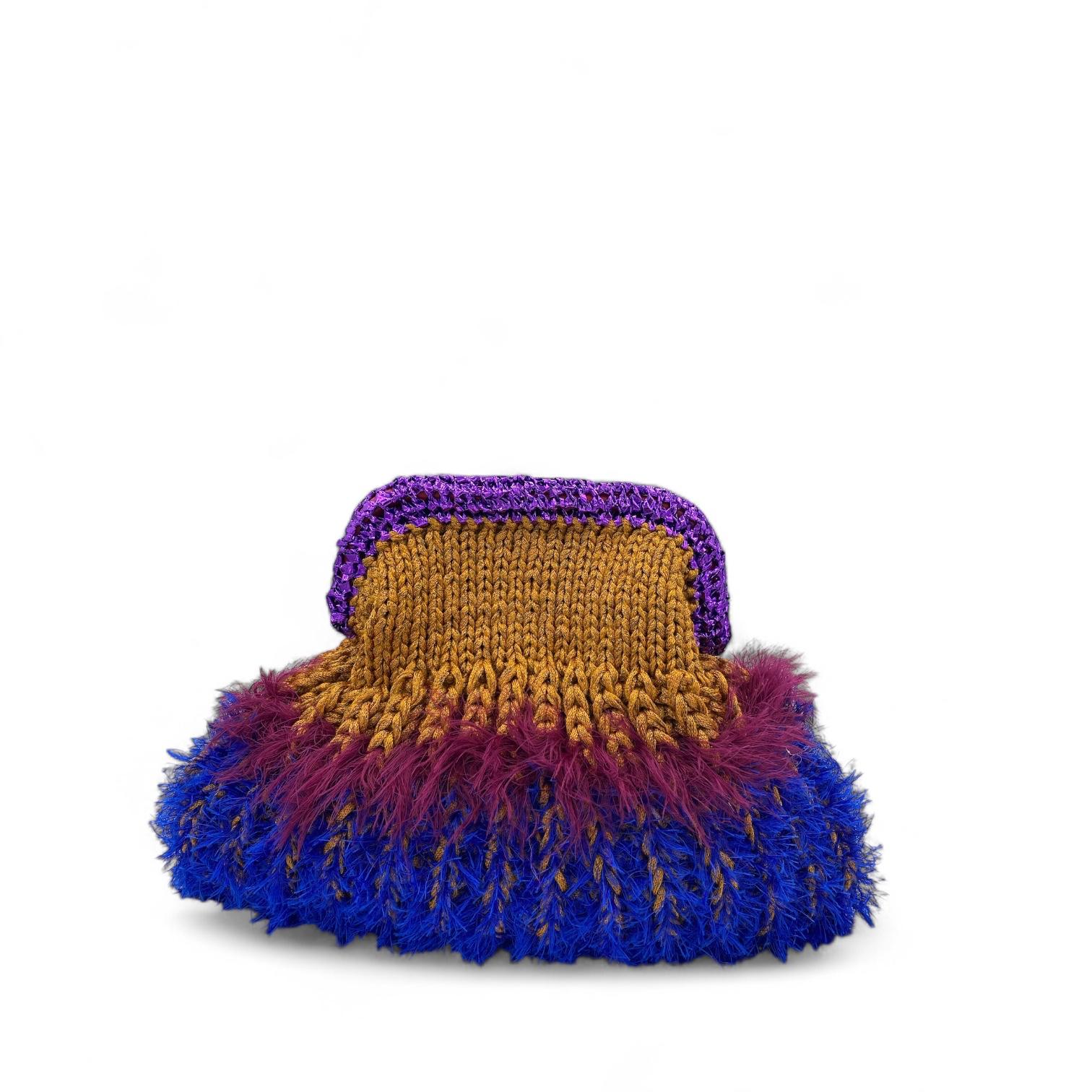 TUY  CLUCH CARAMEL - BLUE