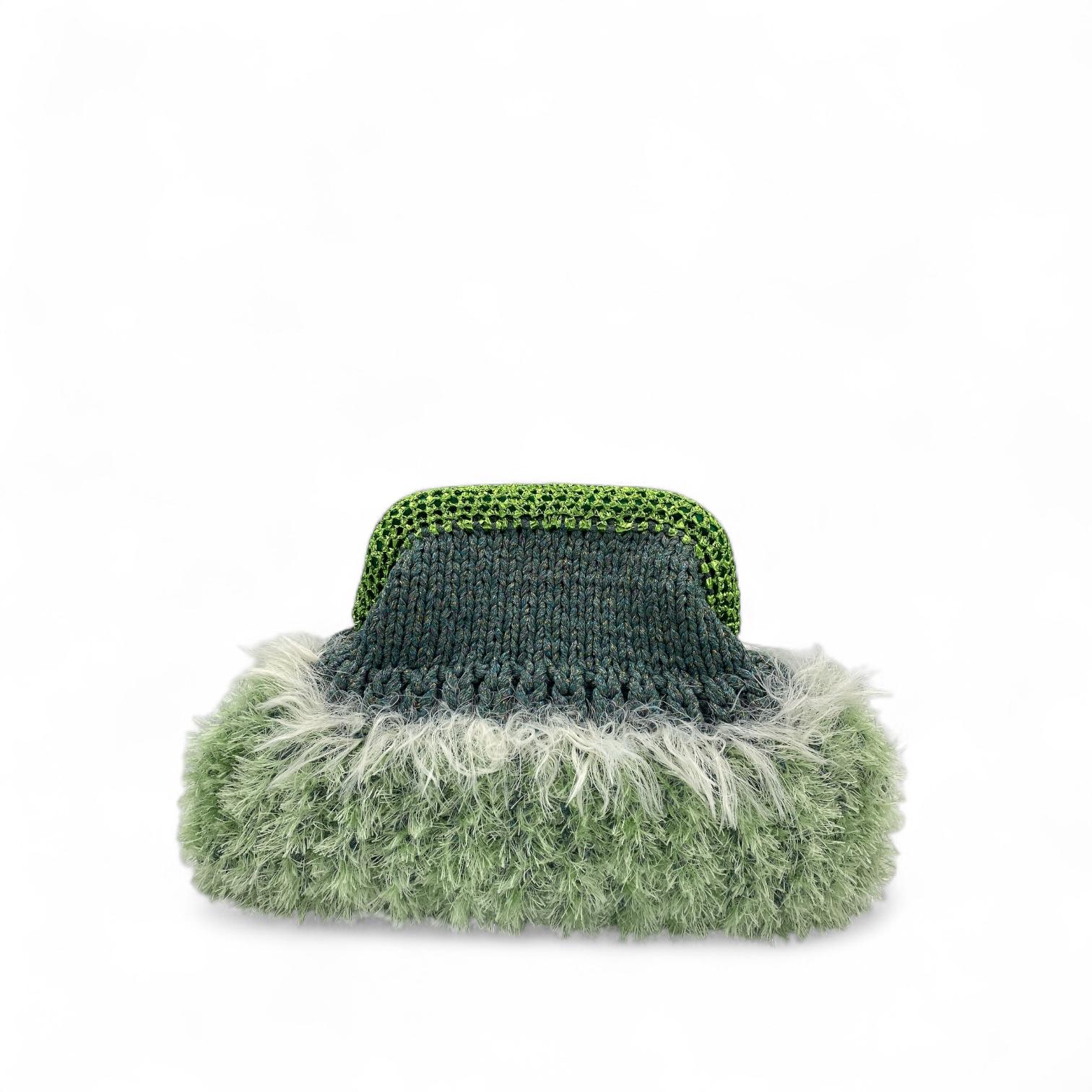 TUY  CLUCH KAKI - LIGHT GREEN