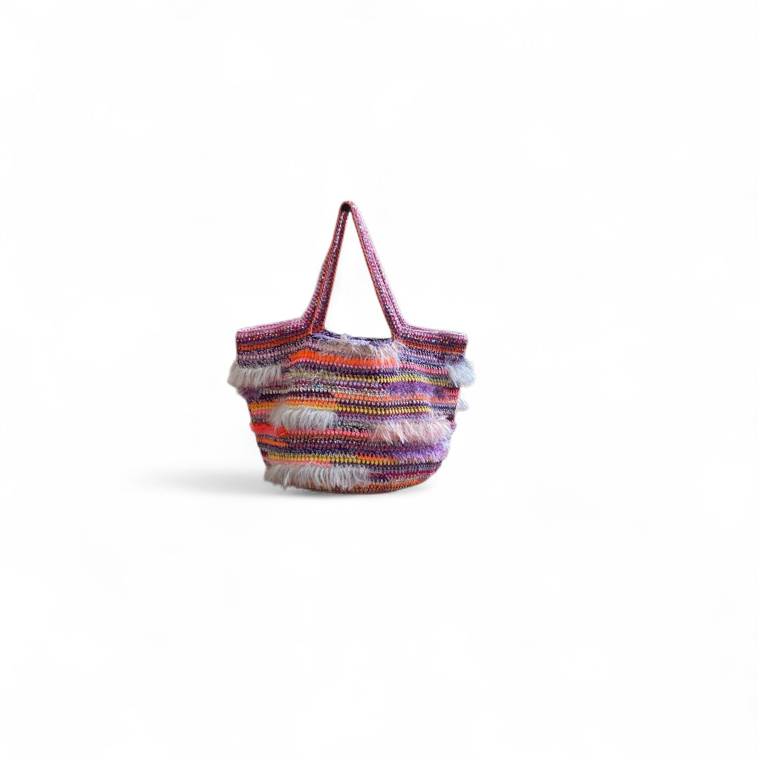 ILKNUR BAG - PINK / BEIGE L